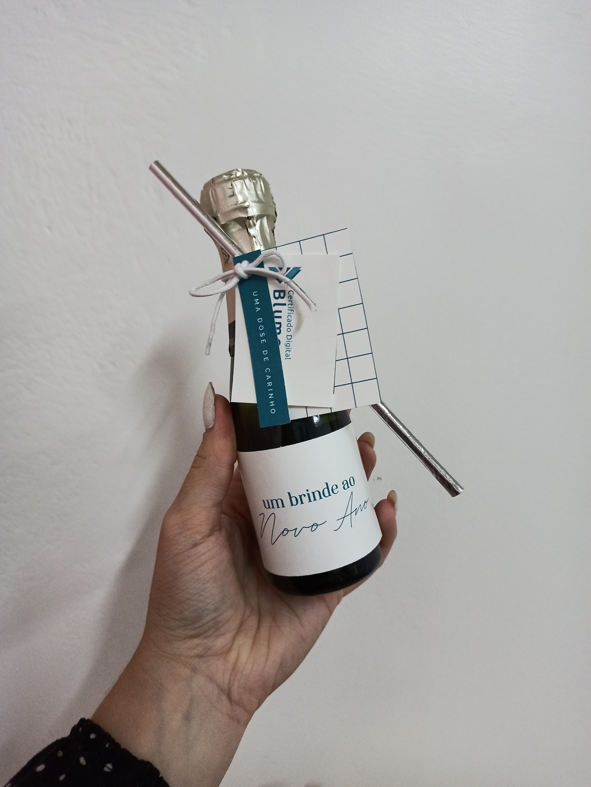 Mini espumante personalizado Mini espumante personalizado