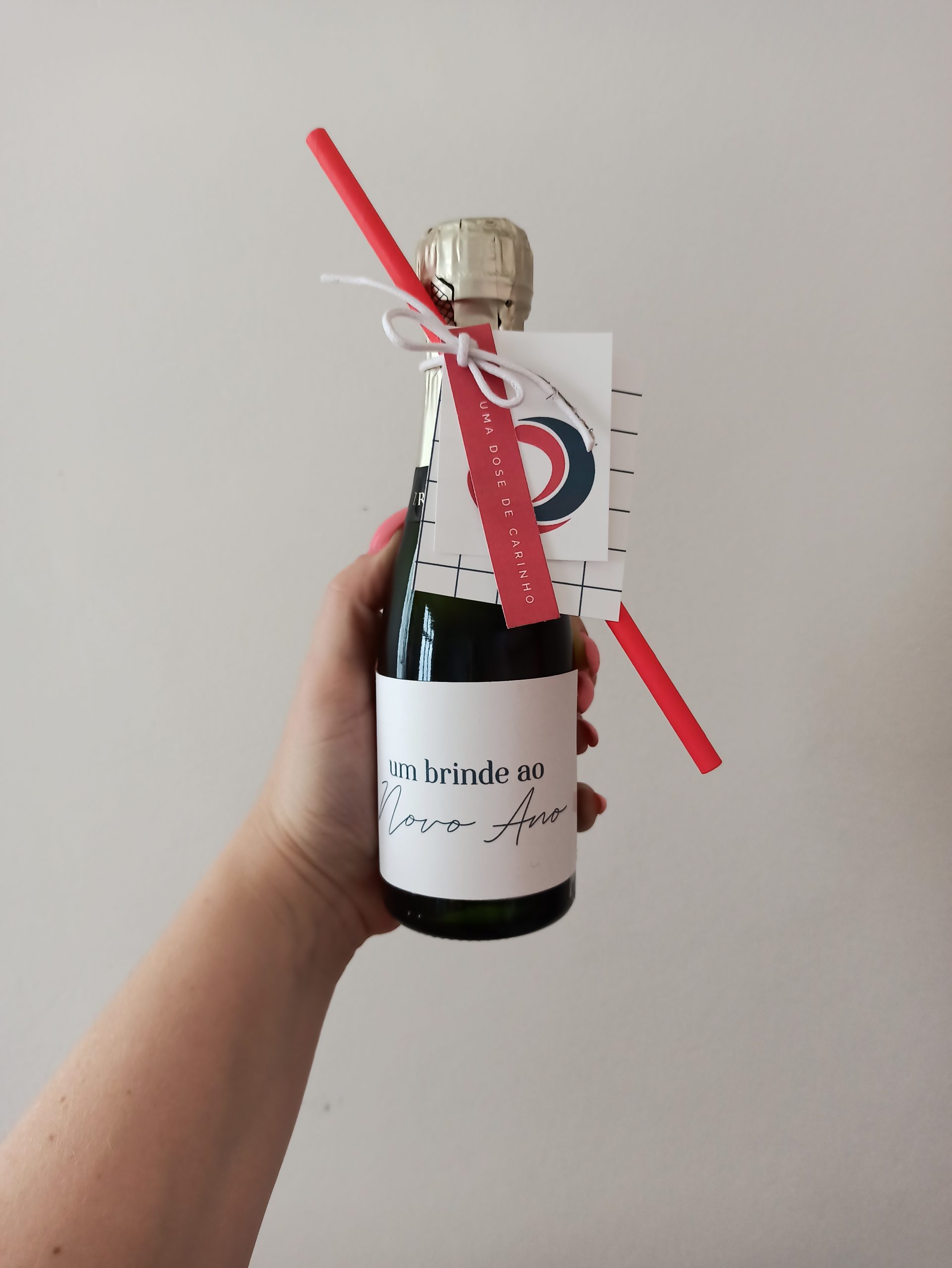 Mini espumante personalizado Mini espumante personalizado