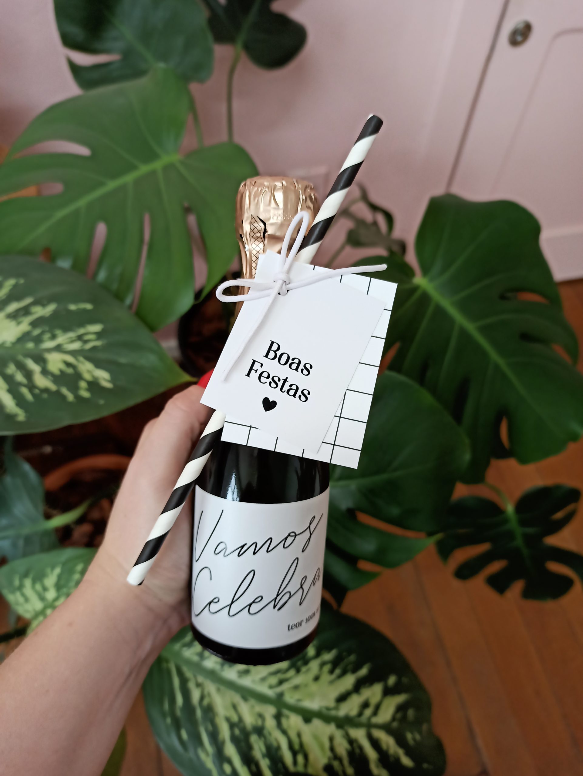 Mini espumante personalizado Mini espumante personalizado