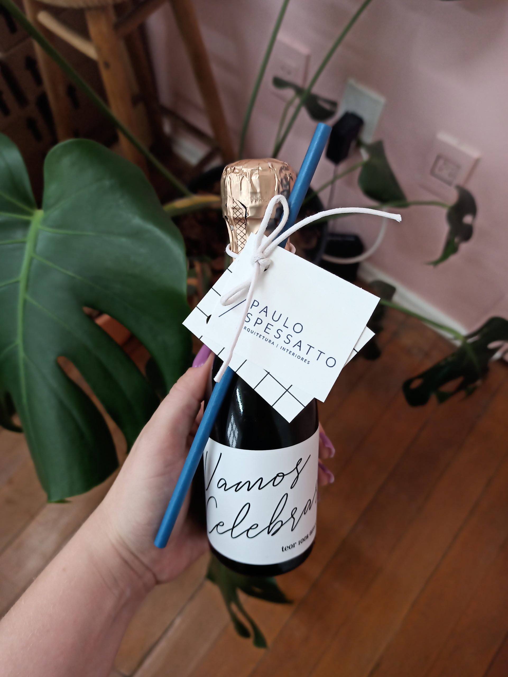 Mini espumante personalizado Mini espumante personalizado