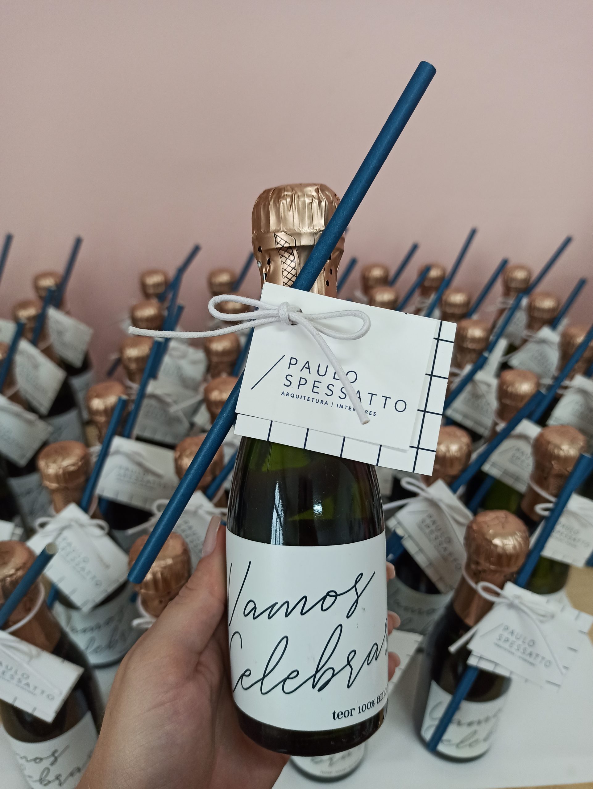 Mini espumante personalizado Mini espumante personalizado