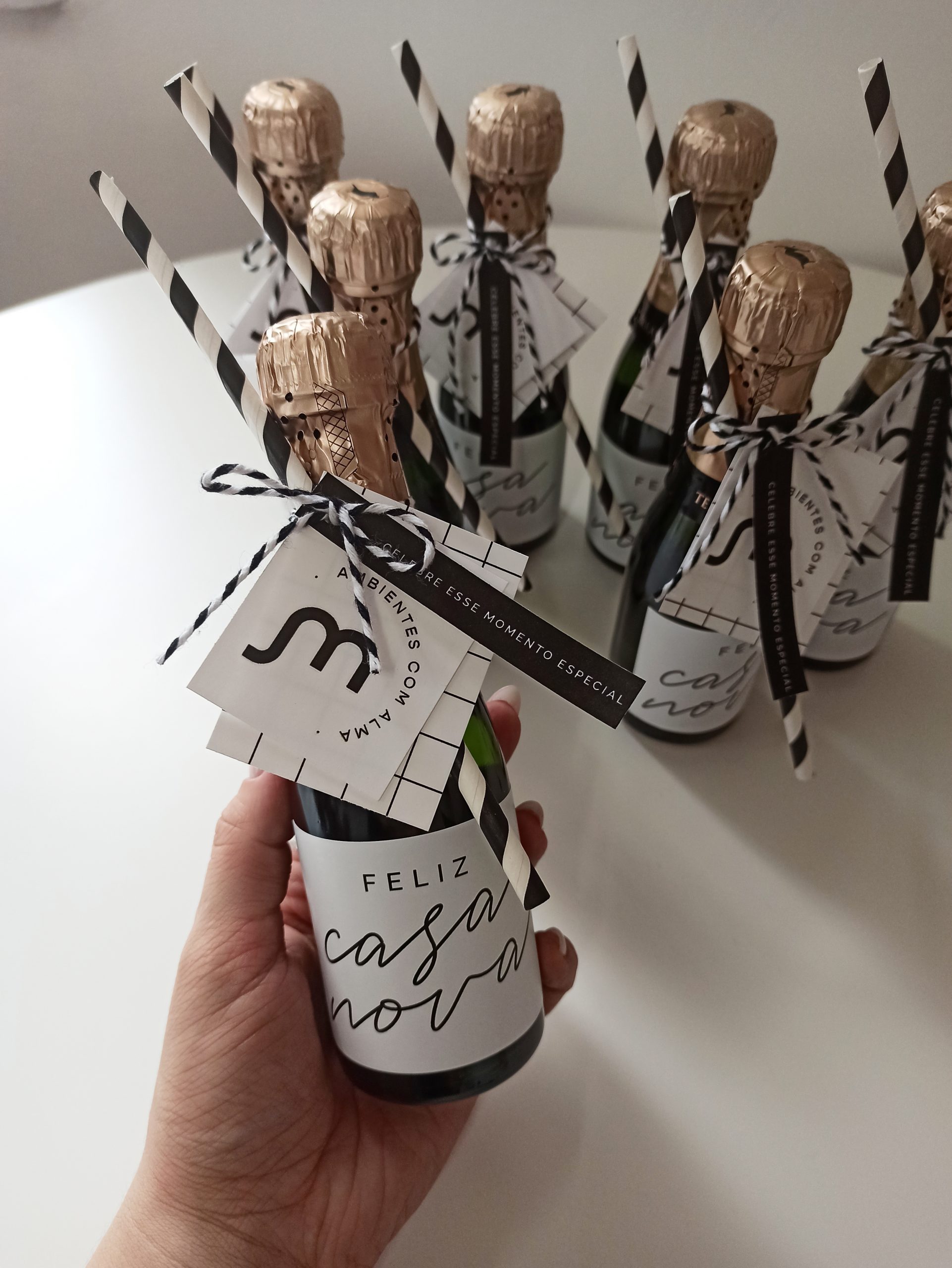 Mini espumante personalizado Mini espumante personalizado